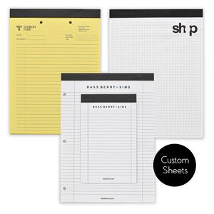 8.5" x 14" Custom Legal Letter Pad